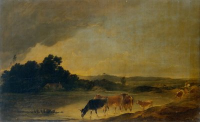 Paesaggio con bestiame da Sir Peter Francis Bourgeois
